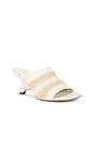 view 2 of 5 Shadow Mule Raffia Sandal in Cream