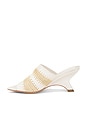 view 5 of 5 Shadow Mule Raffia Sandal in Cream