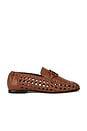 view 1 of 5 Dion Woven Leather Loafer in Sable
