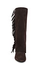 view 4 of 5 Quinn Fringe Boot in Cacao