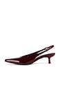 view 5 of 5 Sylvie Slingback Heel in Cranberry
