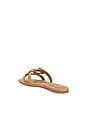 view 3 of 5 Monogram Suede Flat Slide in Camel