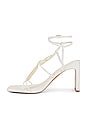 view 5 of 5 Theresa Strappy Square Toe Heel Sandals in Bone