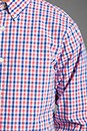 view 6 of 7 Bailey Gingham Shirt en Navy/Red in Navy & Red
