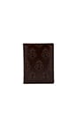 view 1 of 4 Embossed Anchor Vertical Card Holder in Chocolate