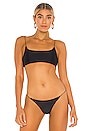 view 1 of 4 Micro Muse Scoop Bikini Top in Black