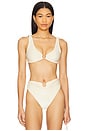 view 1 of 4 Reiss Bikini Top in Sandstone