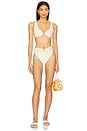 view 4 of 4 Reiss Bikini Top in Sandstone