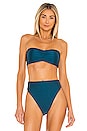 view 1 of 4 Ava Bikini Top in Teal Sheen