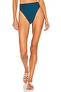 view 1 of 4 Incline Bikini Bottom in Teal Sheen