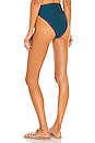 view 3 of 4 Incline Bikini Bottom in Teal Sheen
