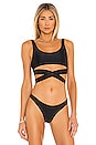 view 1 of 5 TOP BIKINI BOND in Black