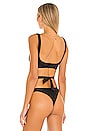 view 4 of 5 TOP BIKINI BOND in Black