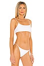 view 2 of 4 Micro Muse Scoop Bikini Top in White