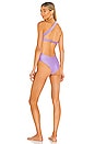 view 3 of 3 Halo One Piece Bikini in Iris Sheen