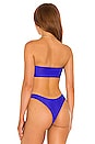 view 3 of 4 Ava Bandeau Bikini Top in Lapis