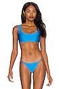 view 1 of 4 HAUT DE MAILLOT DE BAIN ROUNDED in Cyan Sheen