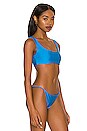 view 2 of 4 HAUT DE MAILLOT DE BAIN ROUNDED in Cyan Sheen