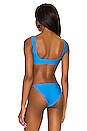 view 3 of 4 HAUT DE MAILLOT DE BAIN ROUNDED in Cyan Sheen