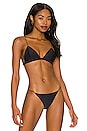 view 1 of 4 Micro Perfect Match Triangle Bikini Top in Black