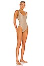 view 3 of 4 Contour One Piece in Taupe