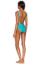 view 3 of 3 Cava One Piece in Aqua Sheen