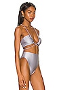 view 4 of 6 Livi Bikini Top in Periwinkle Sheen