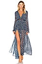 view 1 of 5 Moroccan Maxi Dress in Moroccan Tile Print
