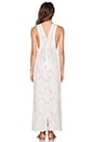 view 3 of 3 Golden Rose Maxi Dress in White