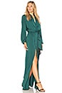 view 2 of 3 Songbird Maxi Dress in Forest Green