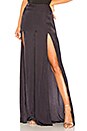 view 1 of 4 PANTALON À JAMBES LARGES FENDUES OCEAN in Midnight