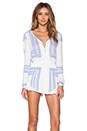 view 1 of 5 Settle Down Romper in Scarf Print