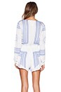 view 3 of 5 Settle Down Romper in Scarf Print
