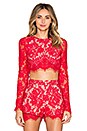 view 1 of 4 Piazza Crop Top in Ruby