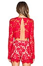view 3 of 4 Piazza Crop Top in Ruby