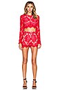 view 4 of 4 Piazza Crop Top in Ruby