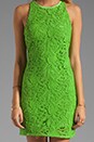 view 5 of 6 Guipuere Lace Dress in Sour Apple