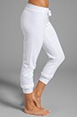 view 2 of 6 Cozy Terry Pant in White