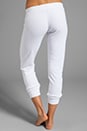 view 3 of 6 Cozy Terry Pant in White