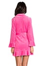 view 4 of 5 Velour Robe in Highlighter