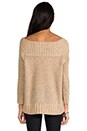 view 5 of 7 Waffle Stitch Pullover Sweater in Bronze Sand