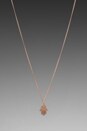 view 1 of 5 Hamsa Necklace in Rose Gold