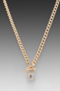 view 1 of 2 Collier maillon et cadenas Totally Secure Couture in Gold