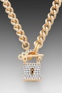 view 2 of 2 Collier maillon et cadenas Totally Secure Couture in Gold
