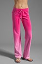 view 1 of 6 Ombre Velour Track Pant in Passion Pink Ombre