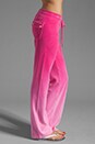view 2 of 6 Ombre Velour Track Pant in Passion Pink Ombre