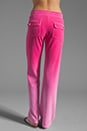 view 3 of 6 Ombre Velour Track Pant in Passion Pink Ombre
