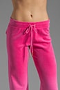 view 4 of 6 Ombre Velour Track Pant in Passion Pink Ombre