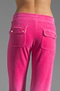 view 6 of 6 Ombre Velour Track Pant in Passion Pink Ombre