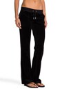 view 2 of 6 J Bling Velour Bootcut Pant in Black